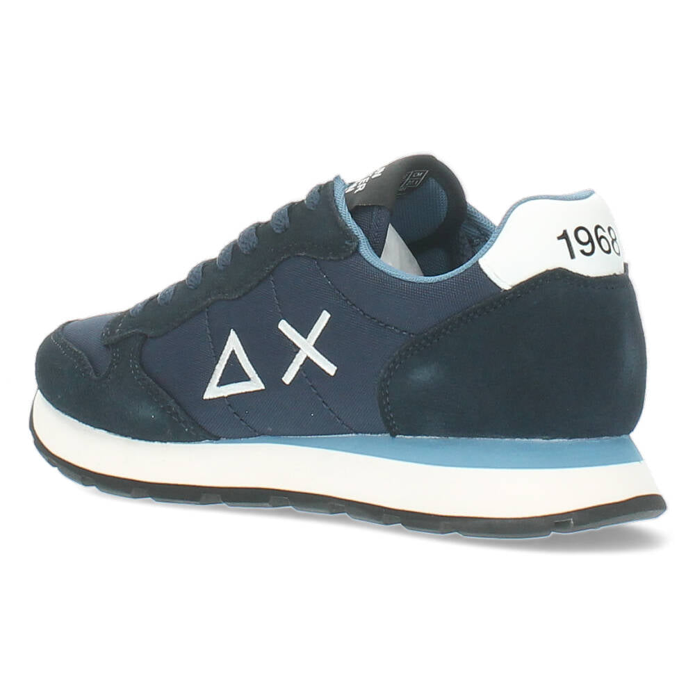 Blauwe sneakers