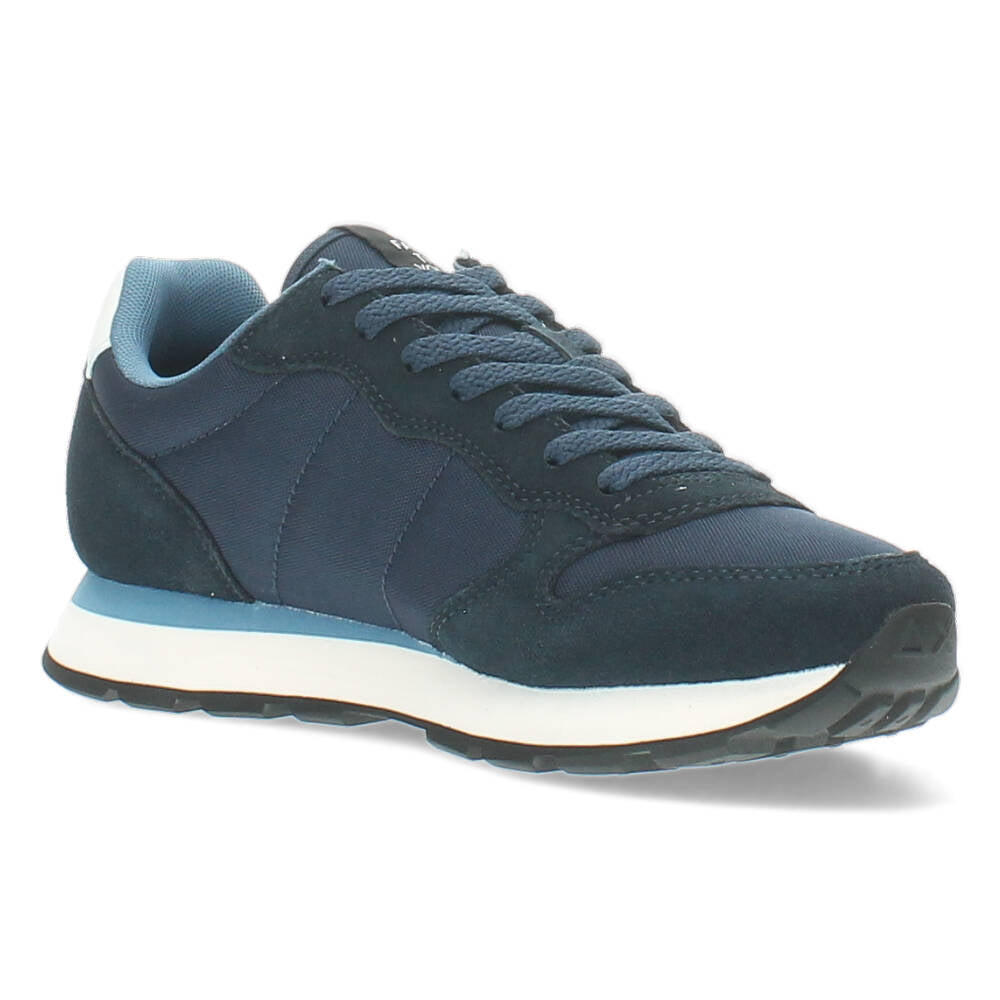 Blauwe sneakers
