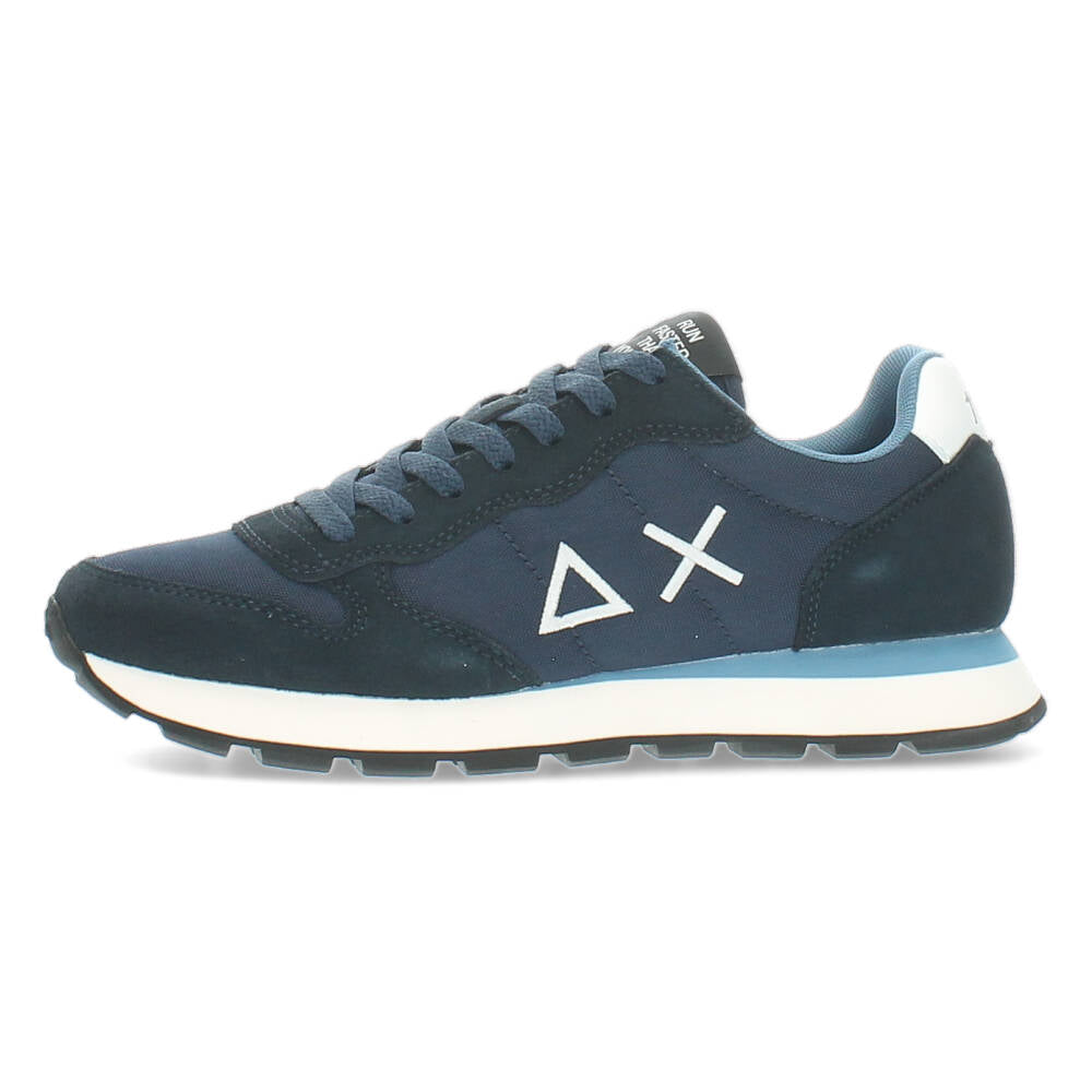 Blauwe sneakers