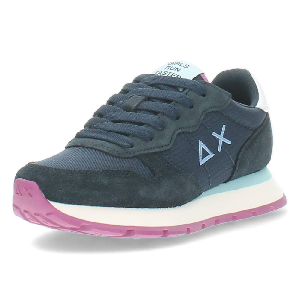 Blauwe sneakers