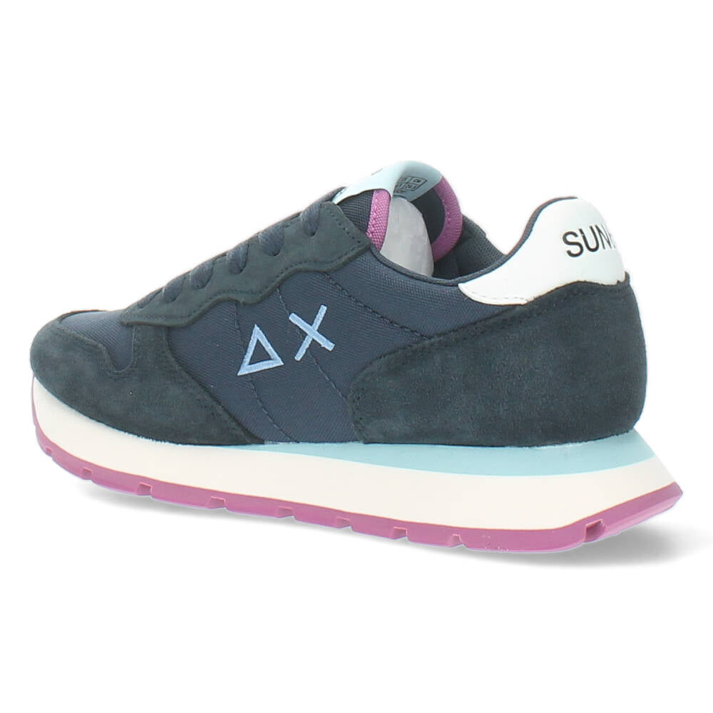 Blauwe sneakers