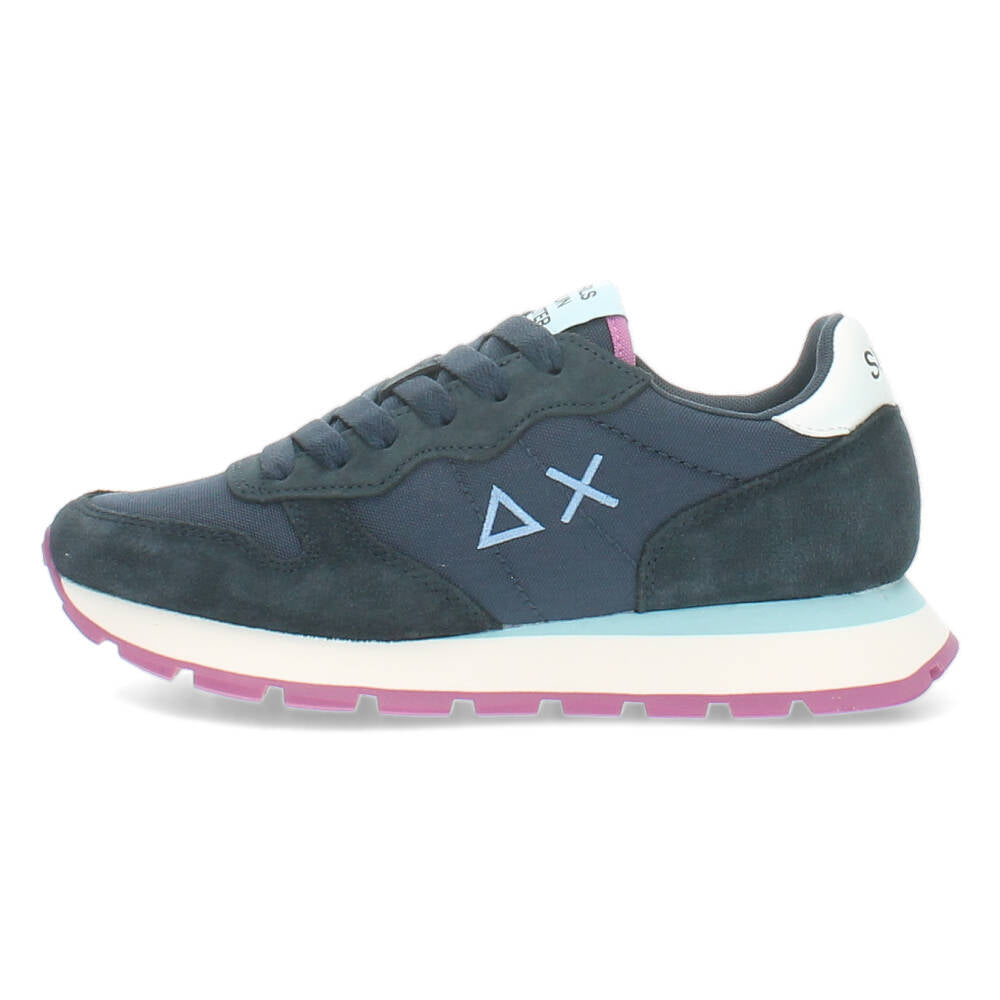 Blauwe sneakers