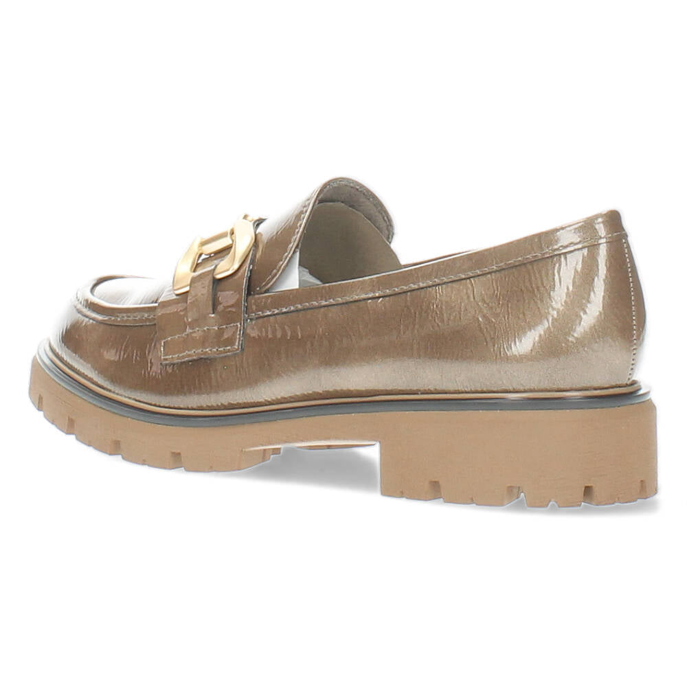Taupe mocassins