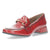 Rode mocassins op hak
