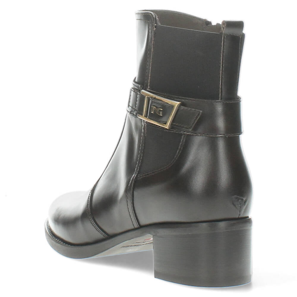 Donkerbruine bottines