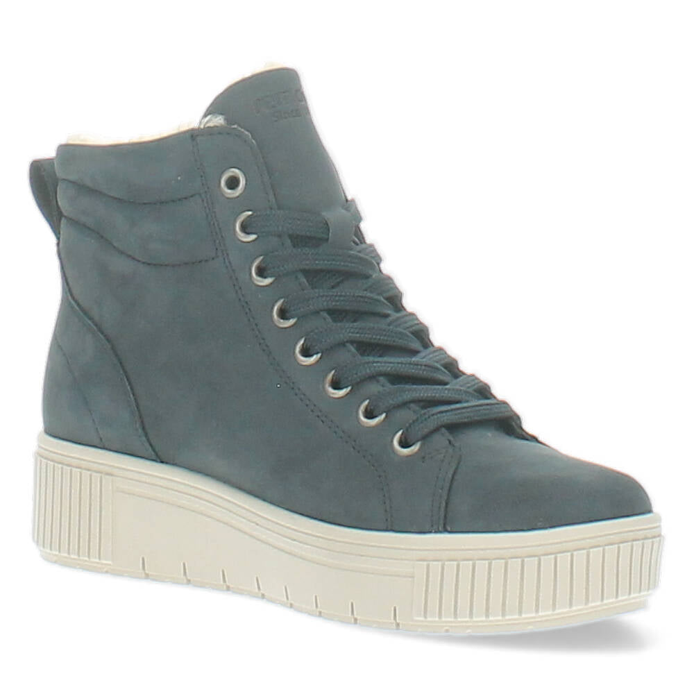 Blauwe bottines