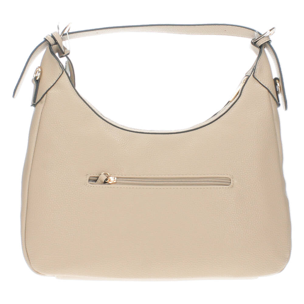 beige handtas
