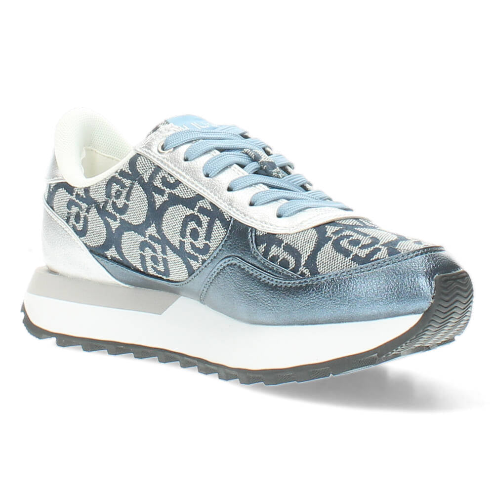 Blauwe sneakers