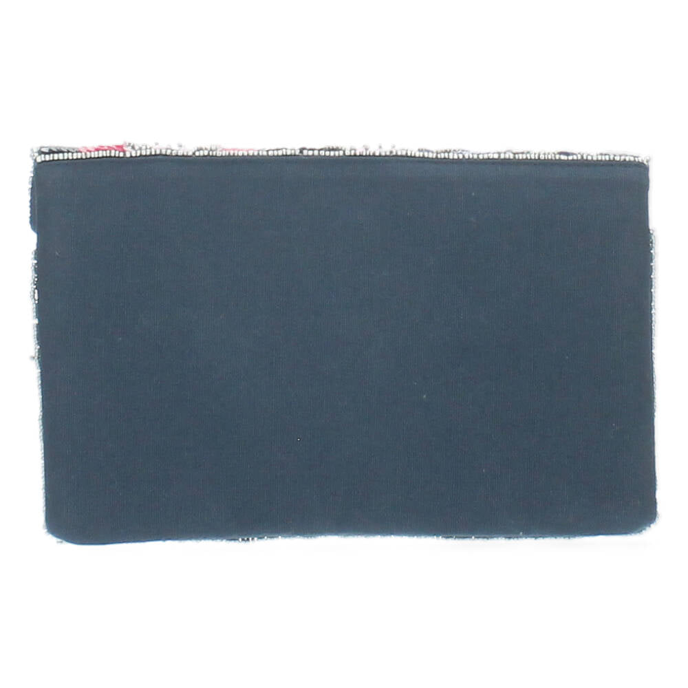 blauwe handtas