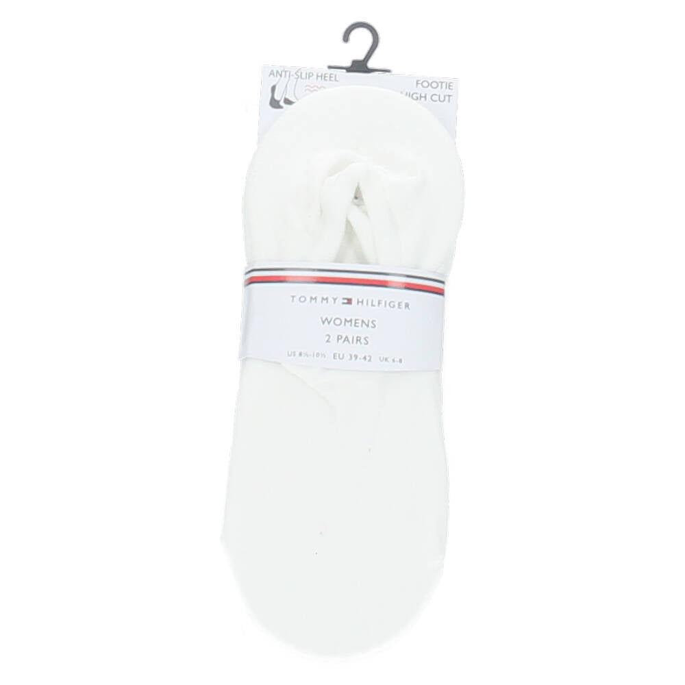 2 paar witte footies