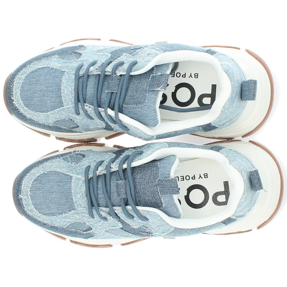 blauwe sneaker