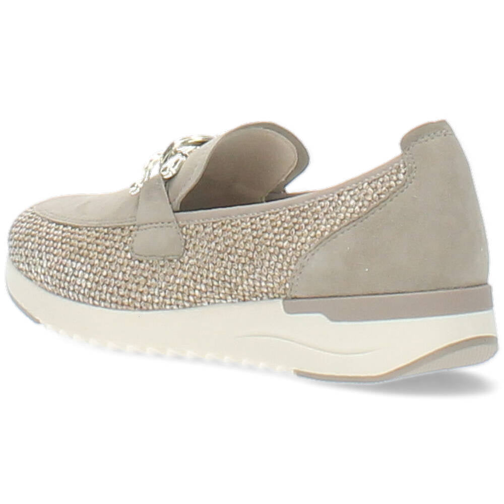 beige mocassin