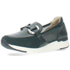 blauwe mocassin