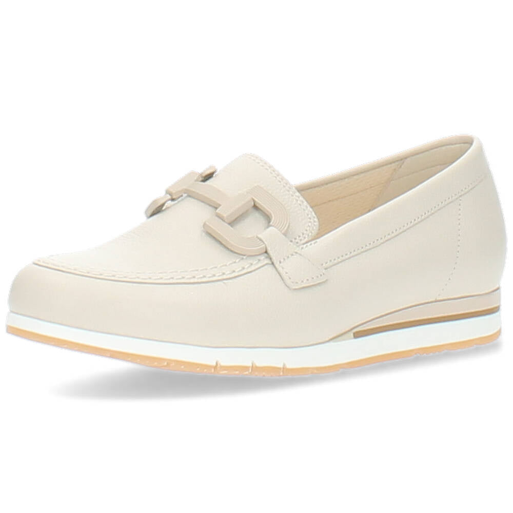 beige mocassin