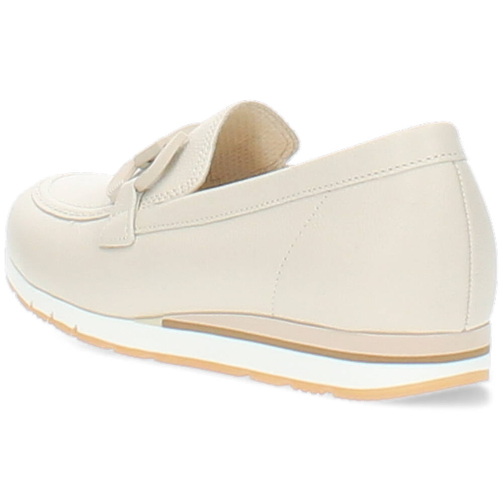 beige mocassin