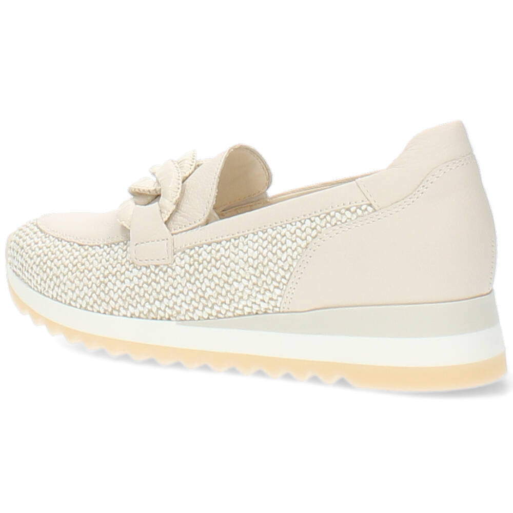 beige mocassin