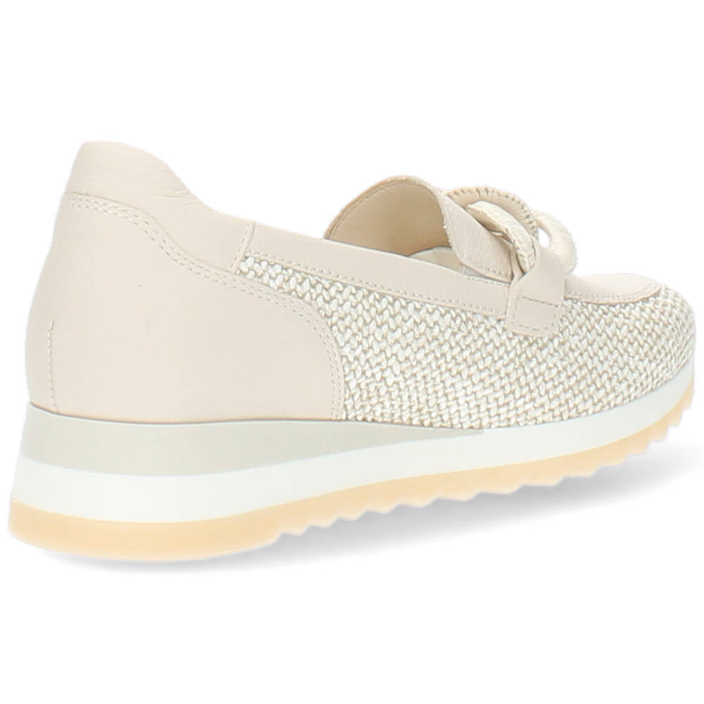 beige mocassin
