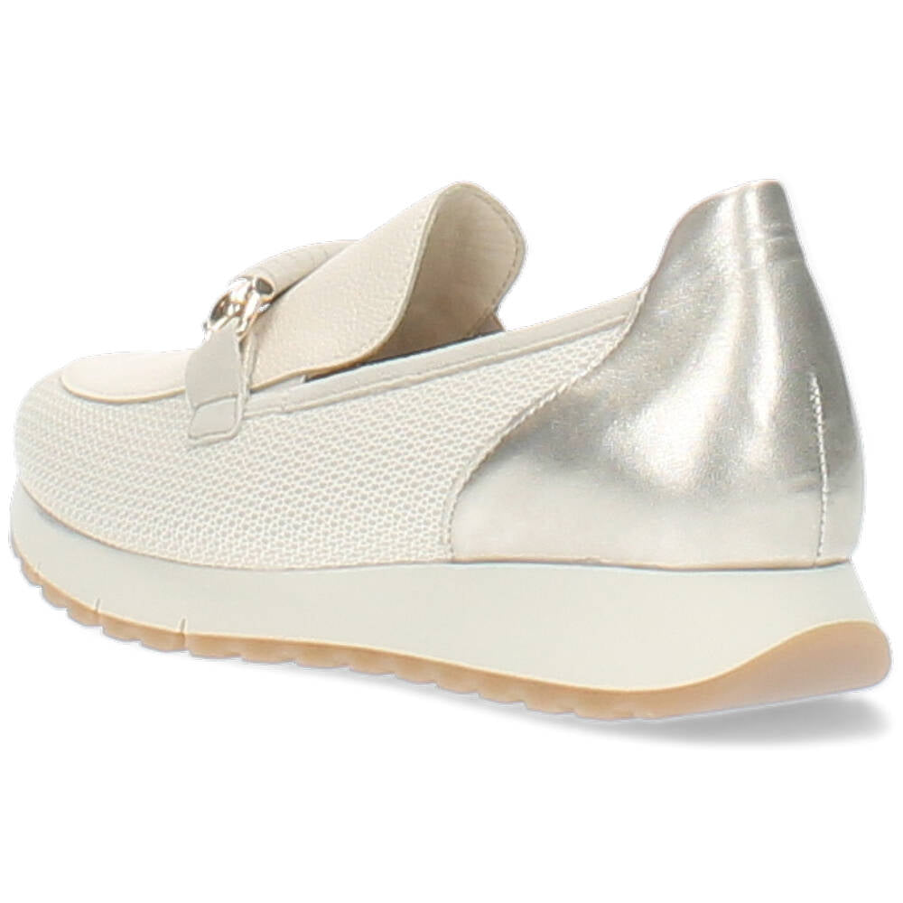 beige mocassin