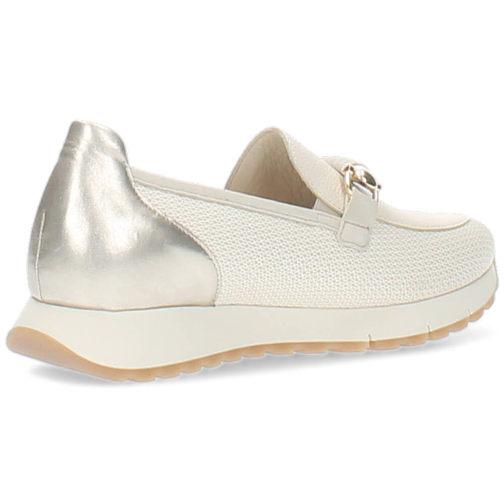 beige mocassin