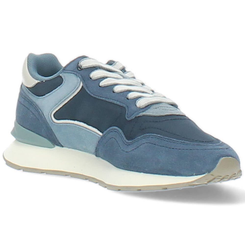 blauwe sneaker