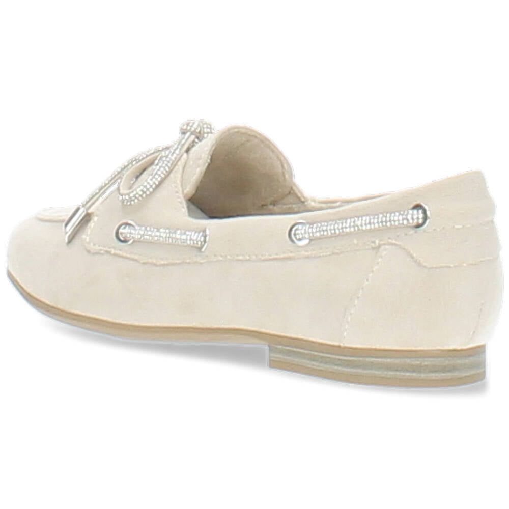beige mocassin