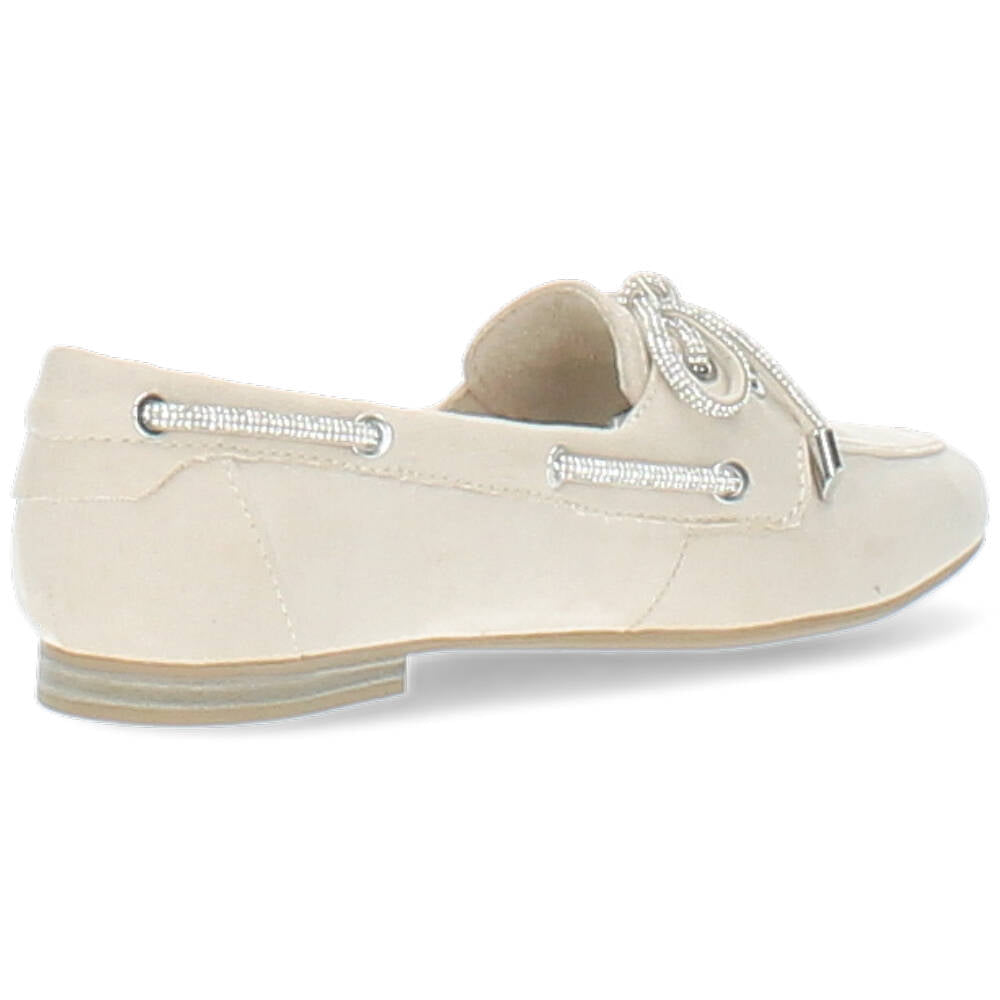 beige mocassin