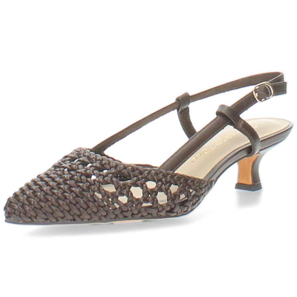 bruine slingback