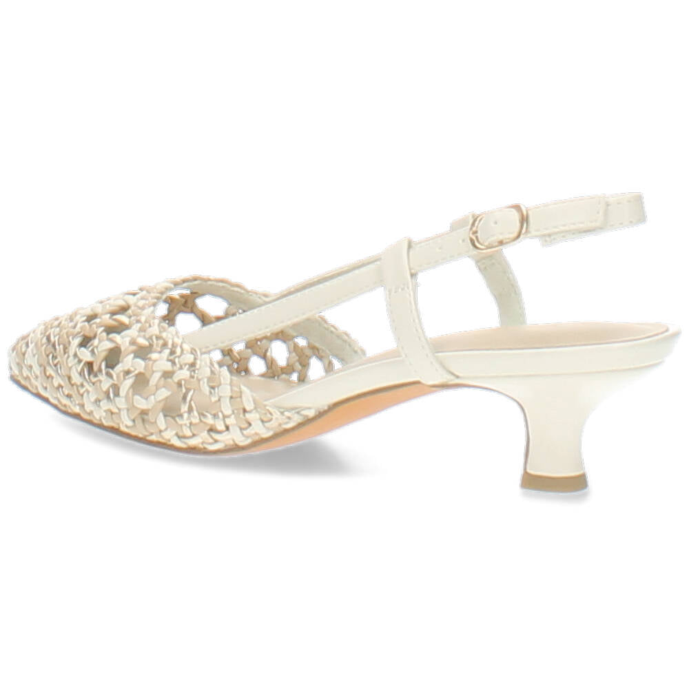 beige slingback