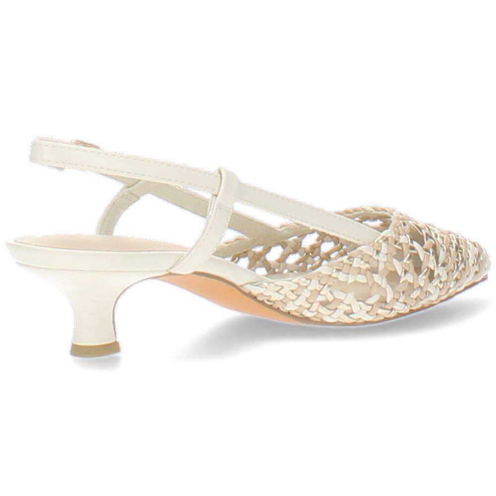 beige slingback
