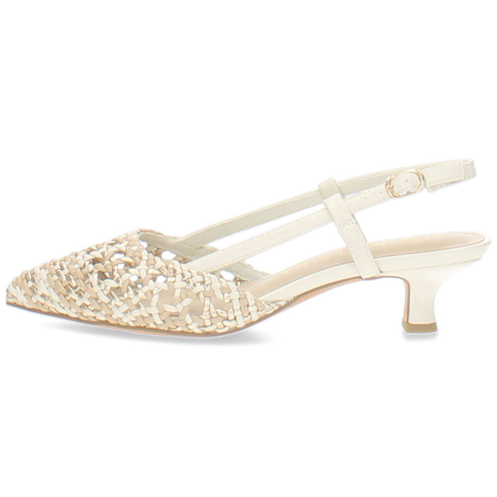 beige slingback
