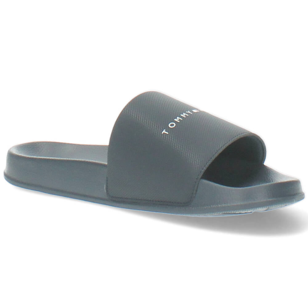 blauwe poolslide