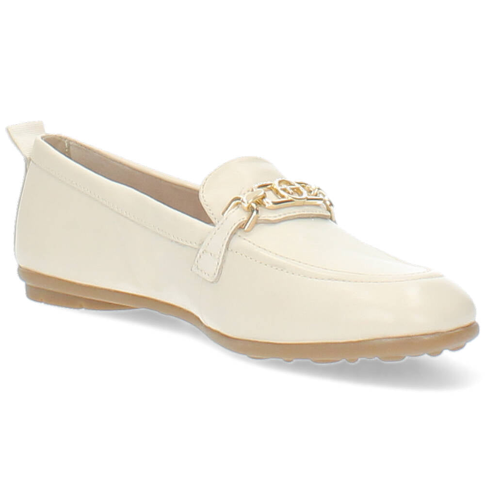 beige mocassin