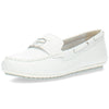 witte mocassin