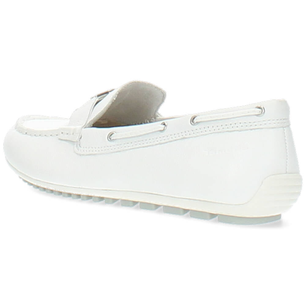 witte mocassin