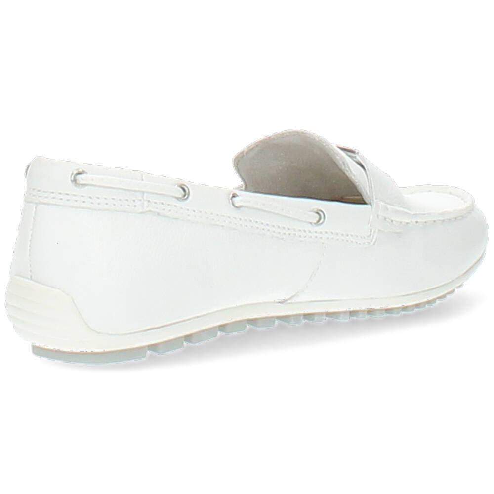 witte mocassin