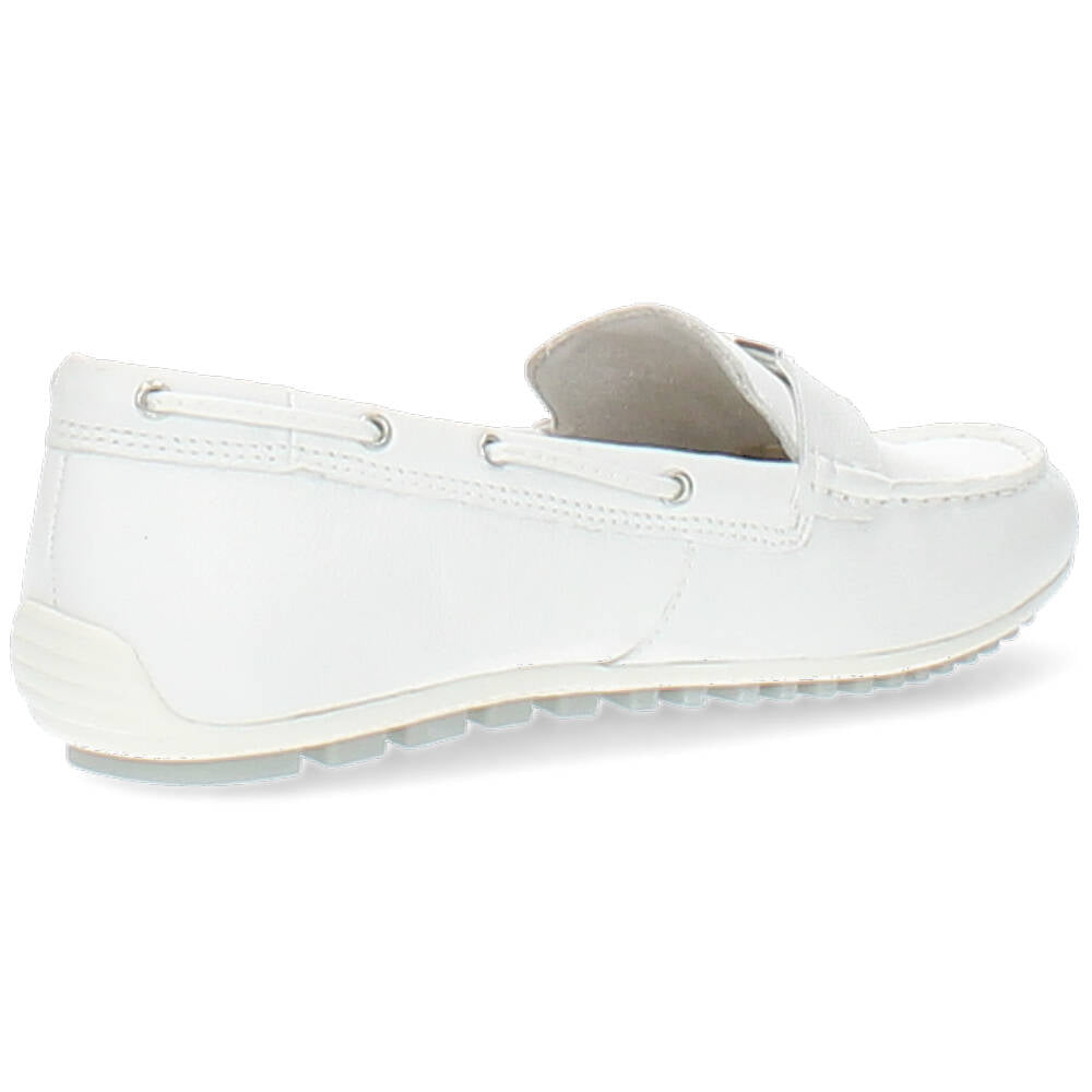 witte mocassin