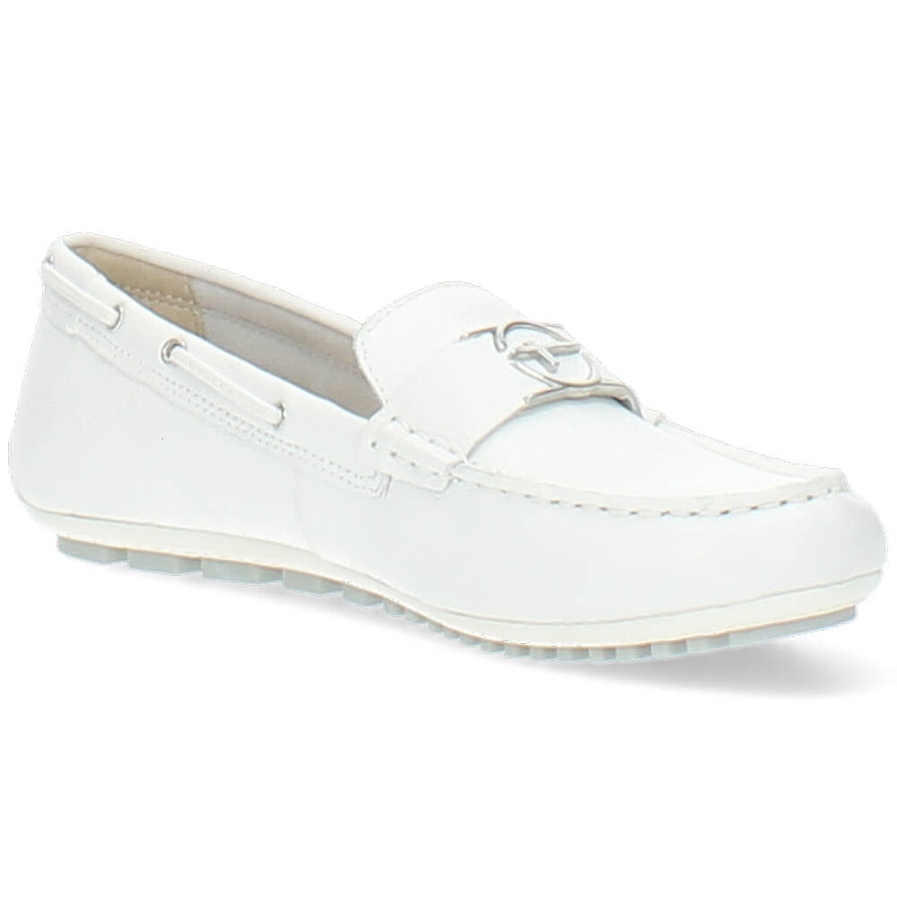 witte mocassin