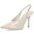 beige slingback
