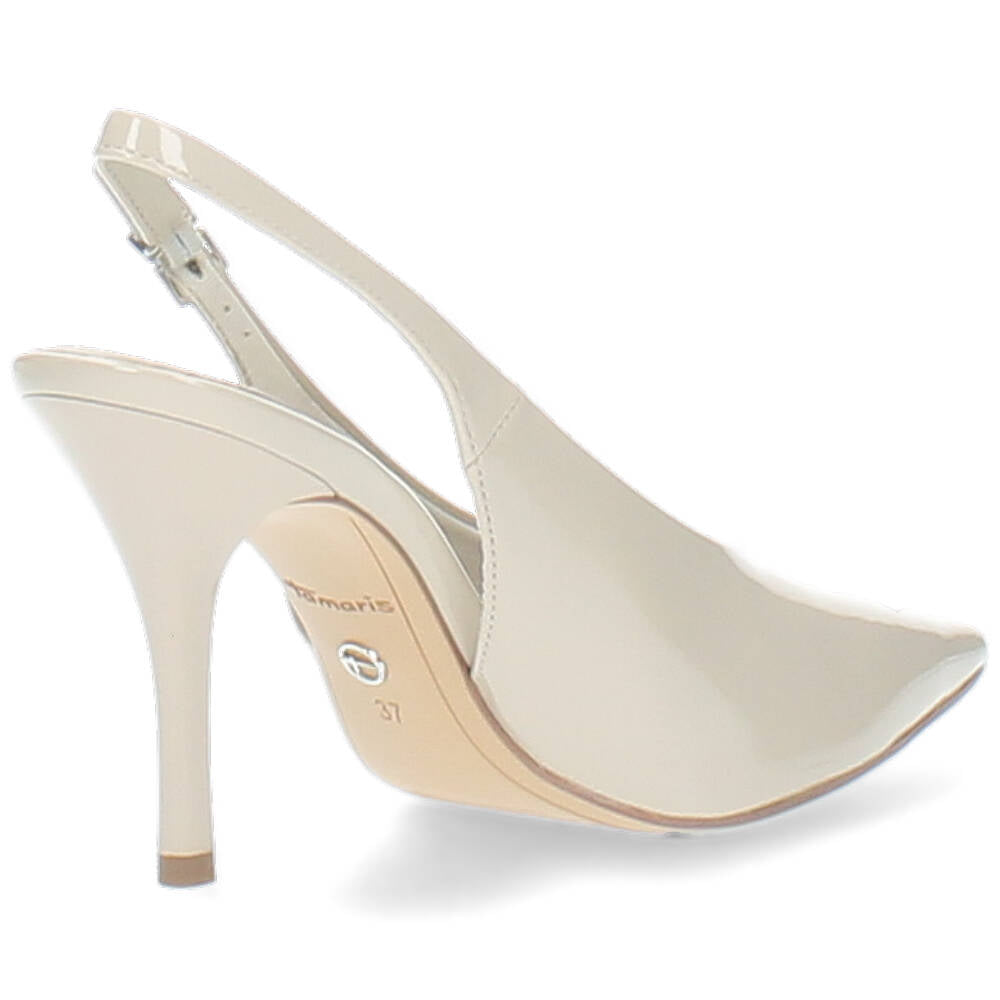 beige slingback
