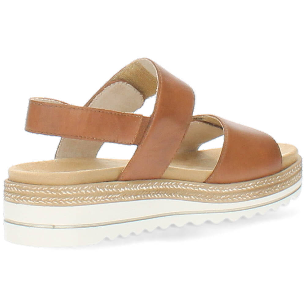 cognac sandaal