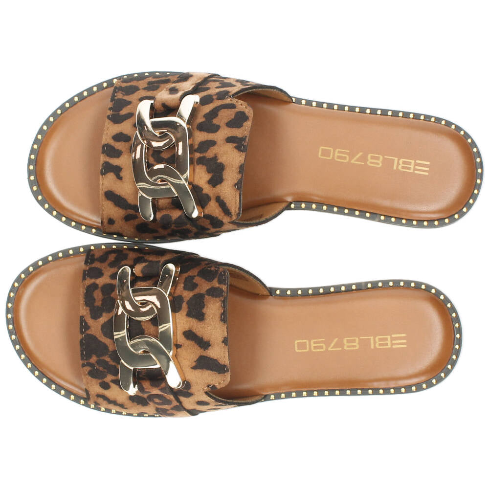 luipaardprint slipper