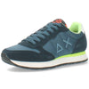 blauwe sneaker