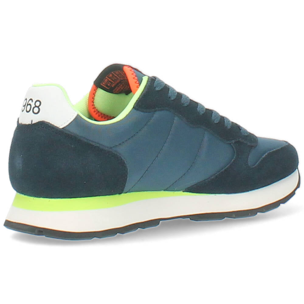 blauwe sneaker
