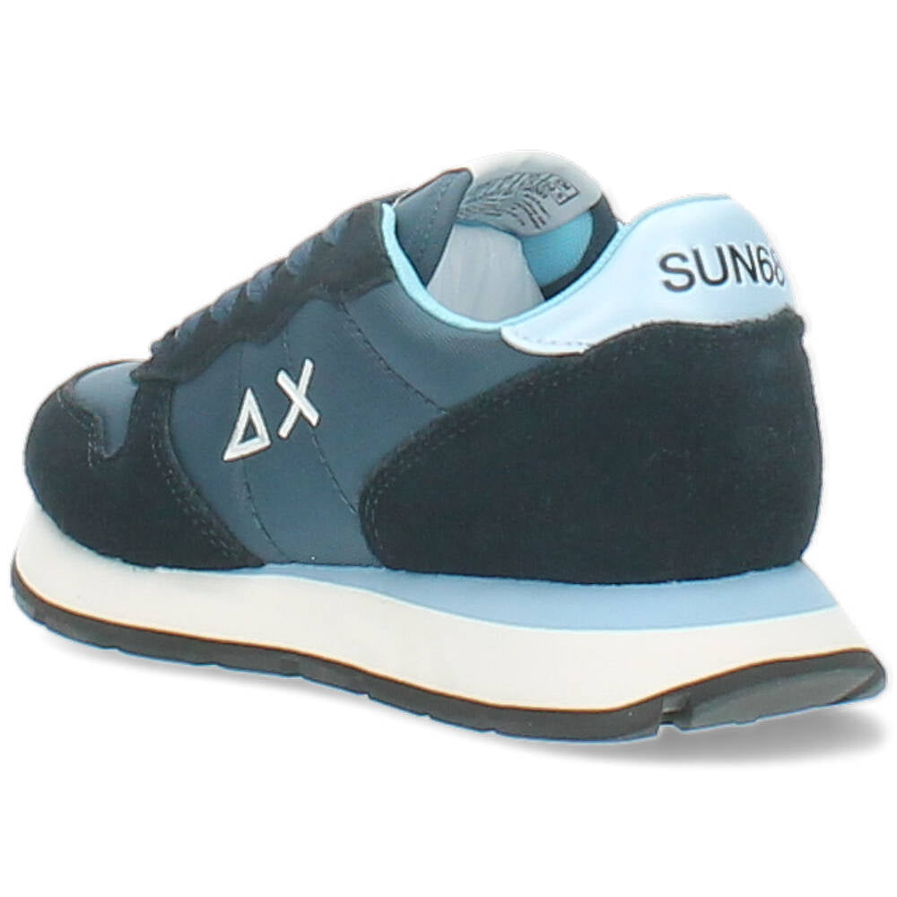 blauwe sneaker