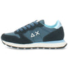 blauwe sneaker
