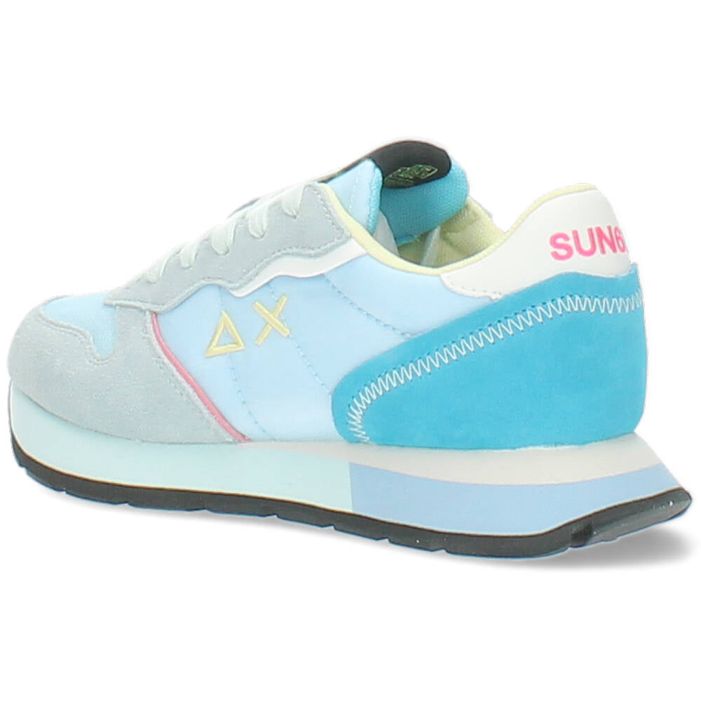 blauwe sneaker