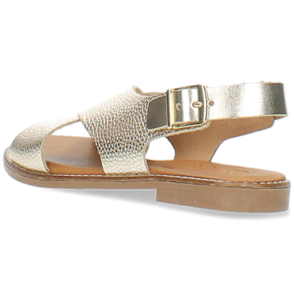 champagnekleurige sandaal