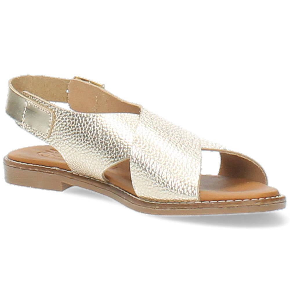 champagnekleurige sandaal