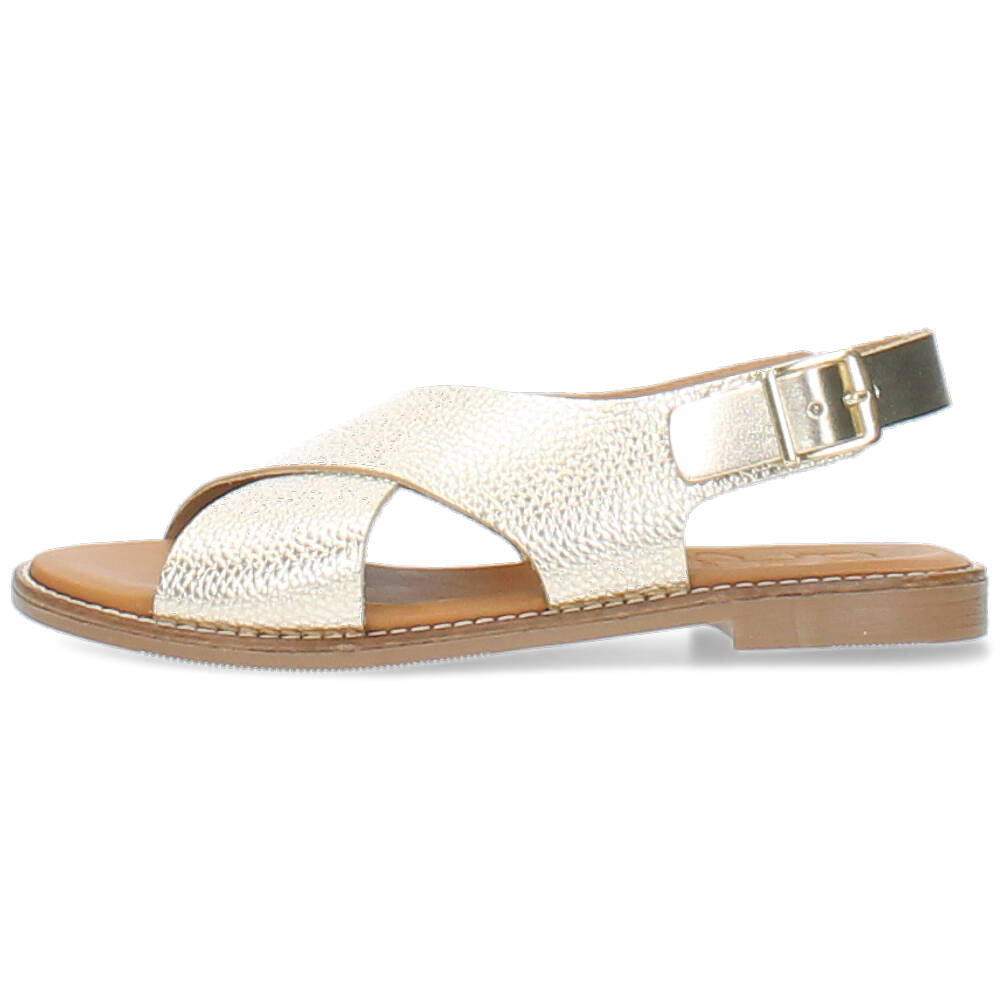 champagnekleurige sandaal