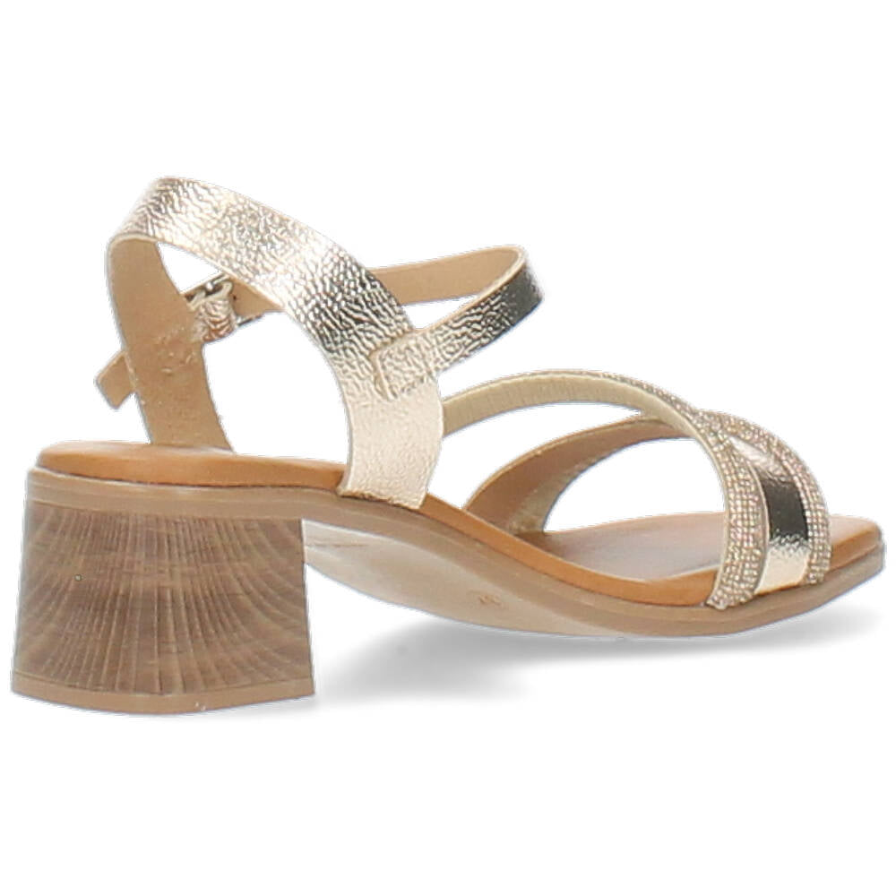 champagnekleurige sandaal